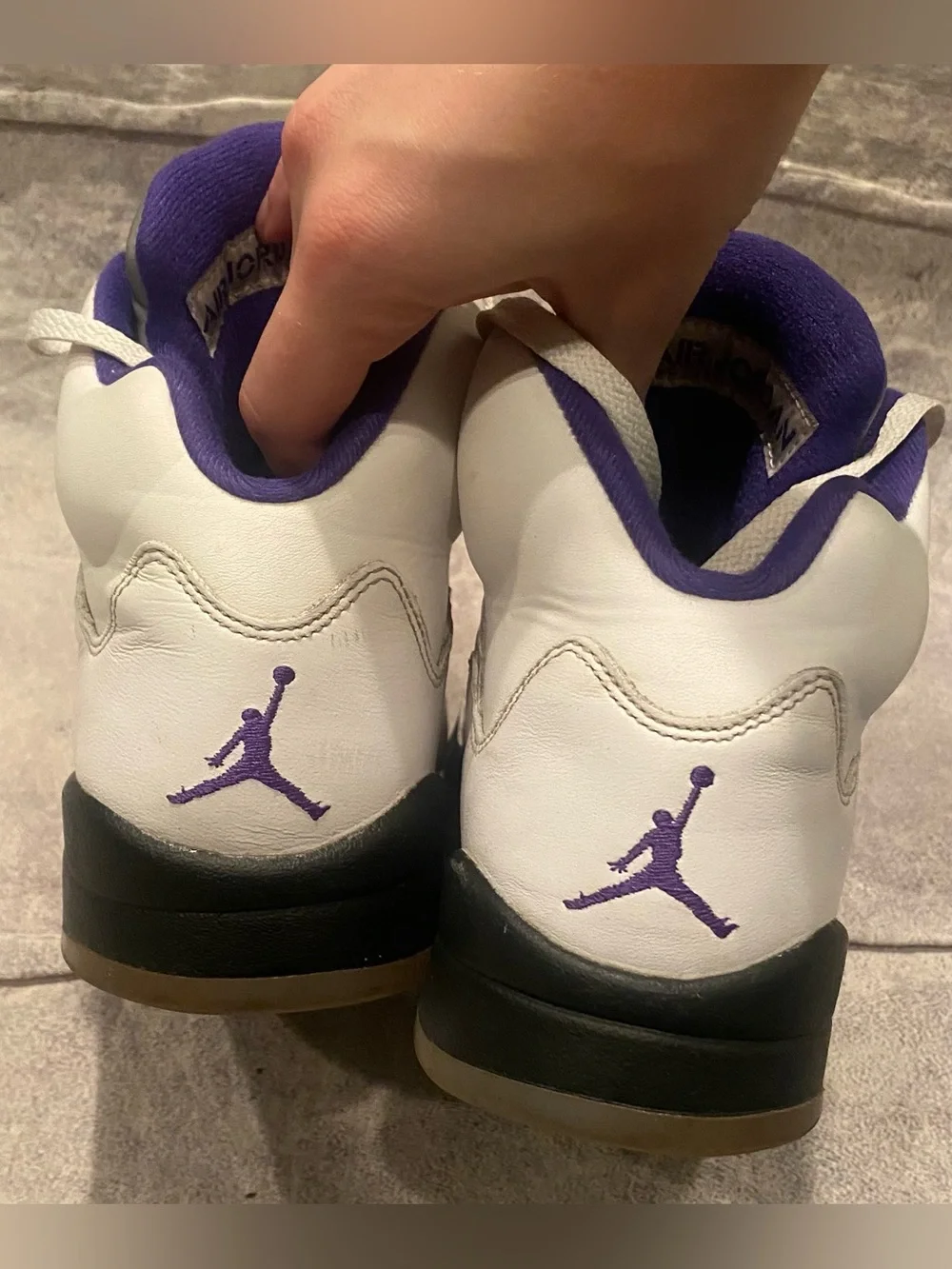 Size 9 - Jordan Air Jordan 5 Retro Dark Concord Black Mid Top Sneaker DD0587-141